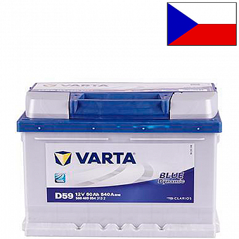   VARTA BLUE dynamic (BD) 6--60Ah R+ 540 EN . 242175175 (560 409 054)